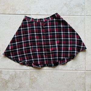 🏖️ 5x$25 Plaid Button Down Mini Skirt